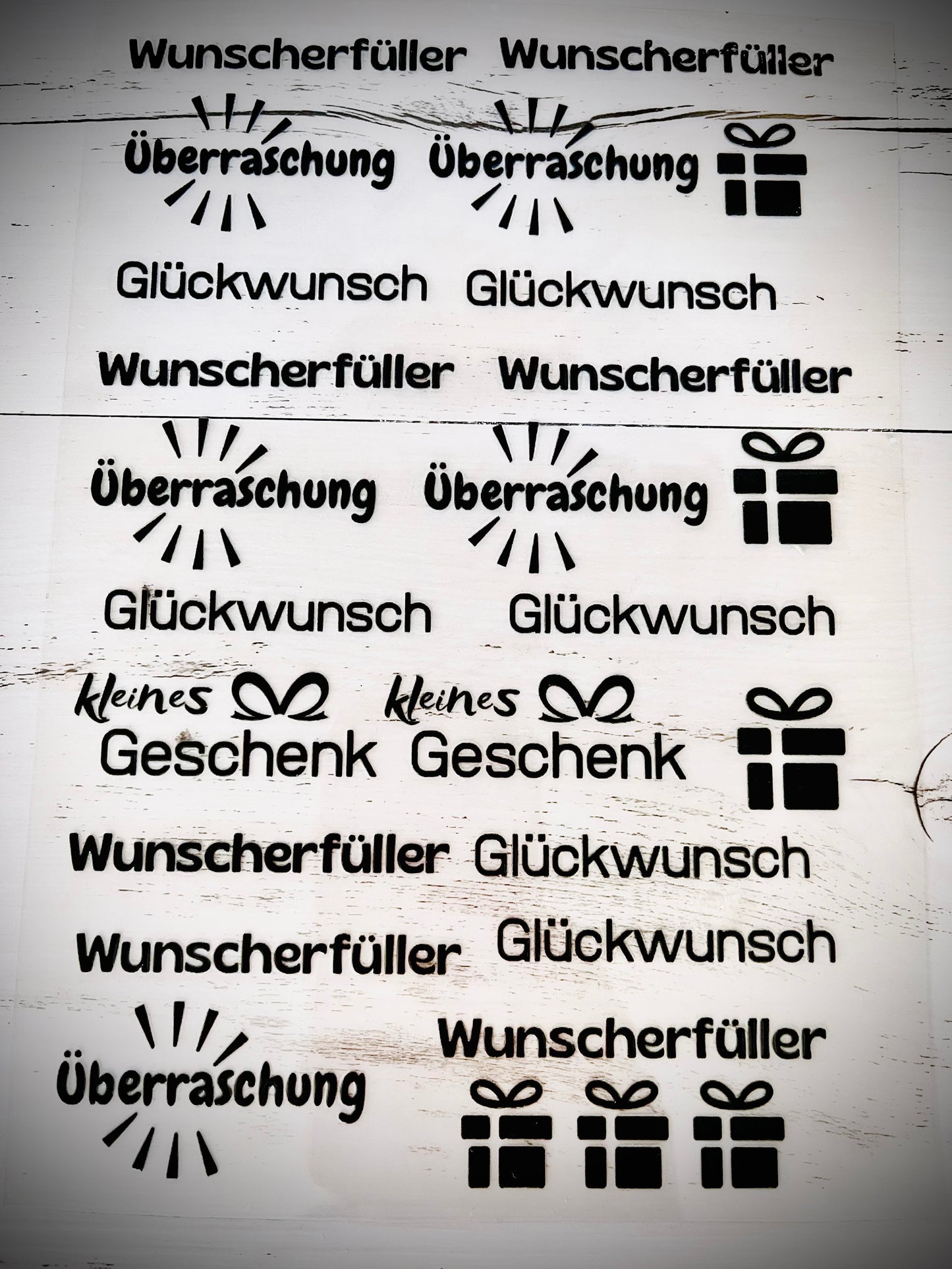 easy Rub-On-Sticker „Wunscherfüller“