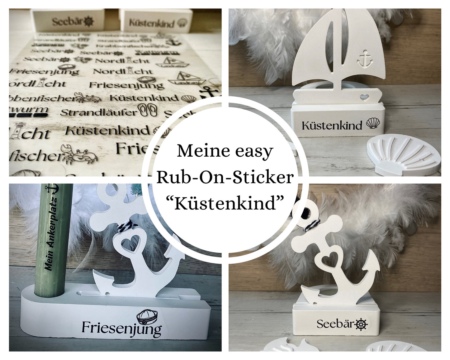 easy Rub-On-Sticker „Küstenkind“