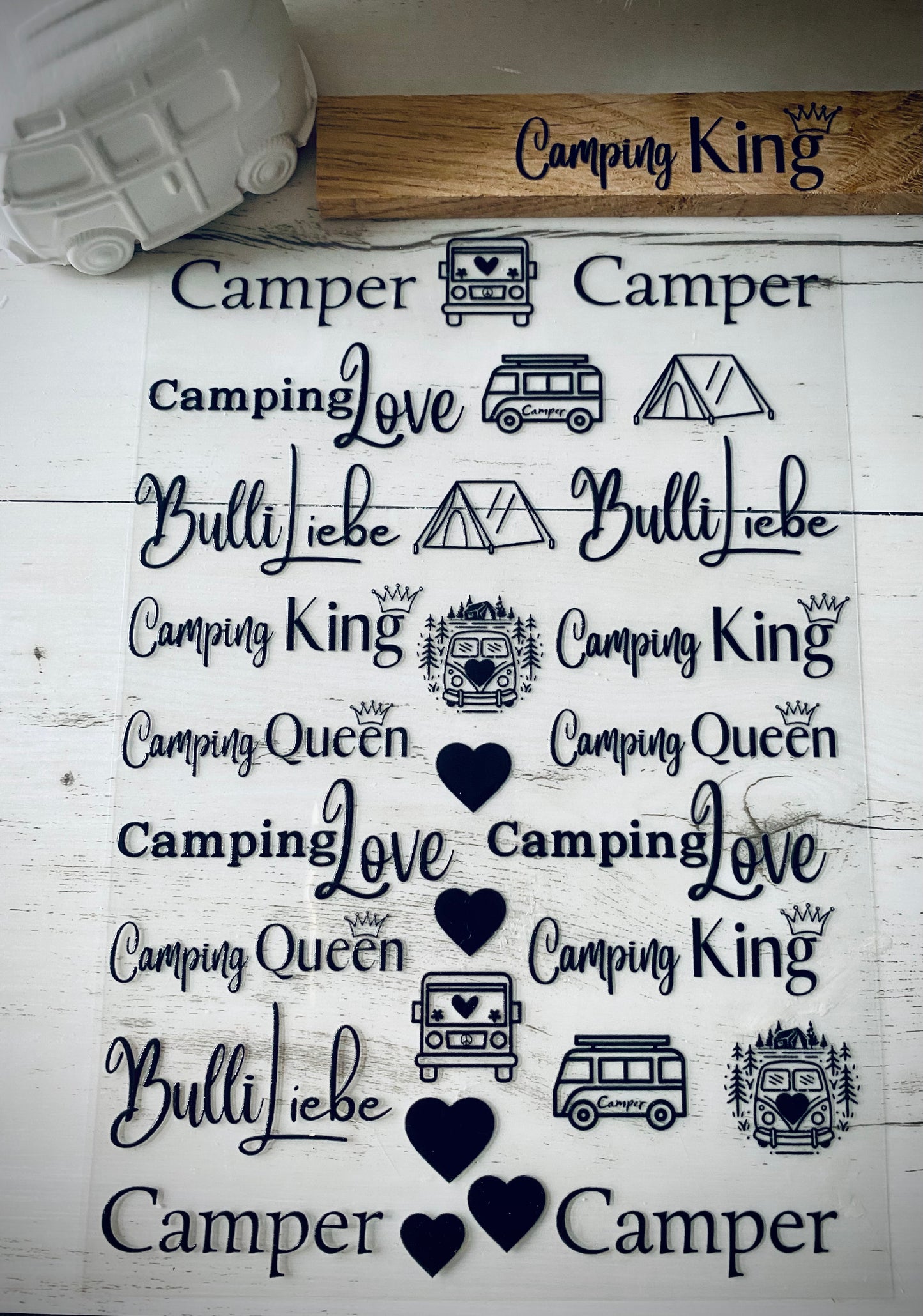 easy Rub-On-Sticker „Camper“