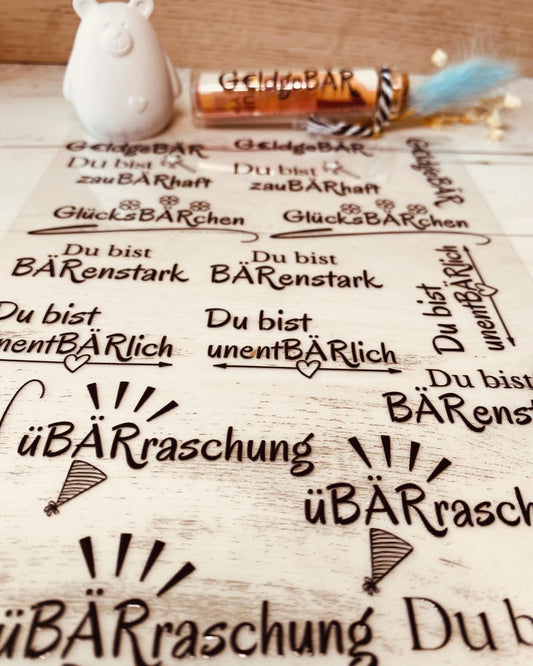 Easy Rub-On Sticker „Bär“