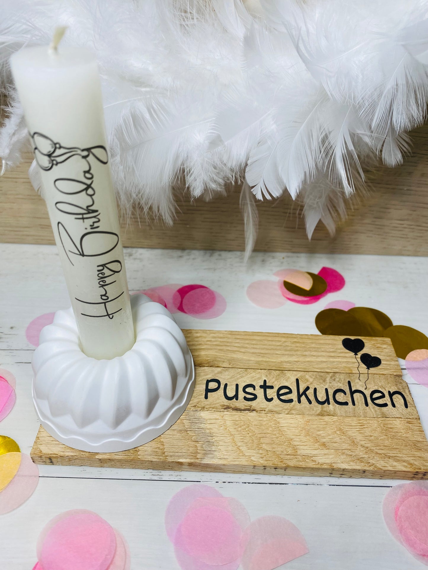 easy Rub-On-Sticker „Pustekuchen“