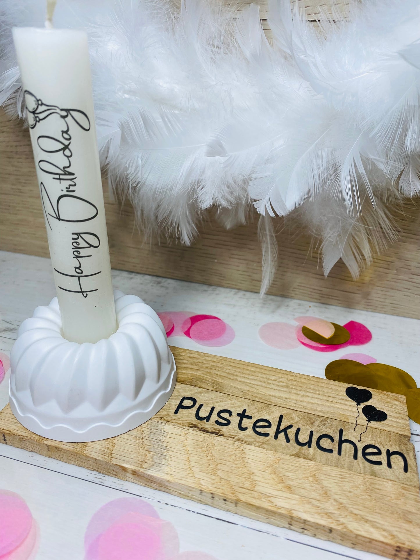 easy Rub-On-Sticker „Pustekuchen“