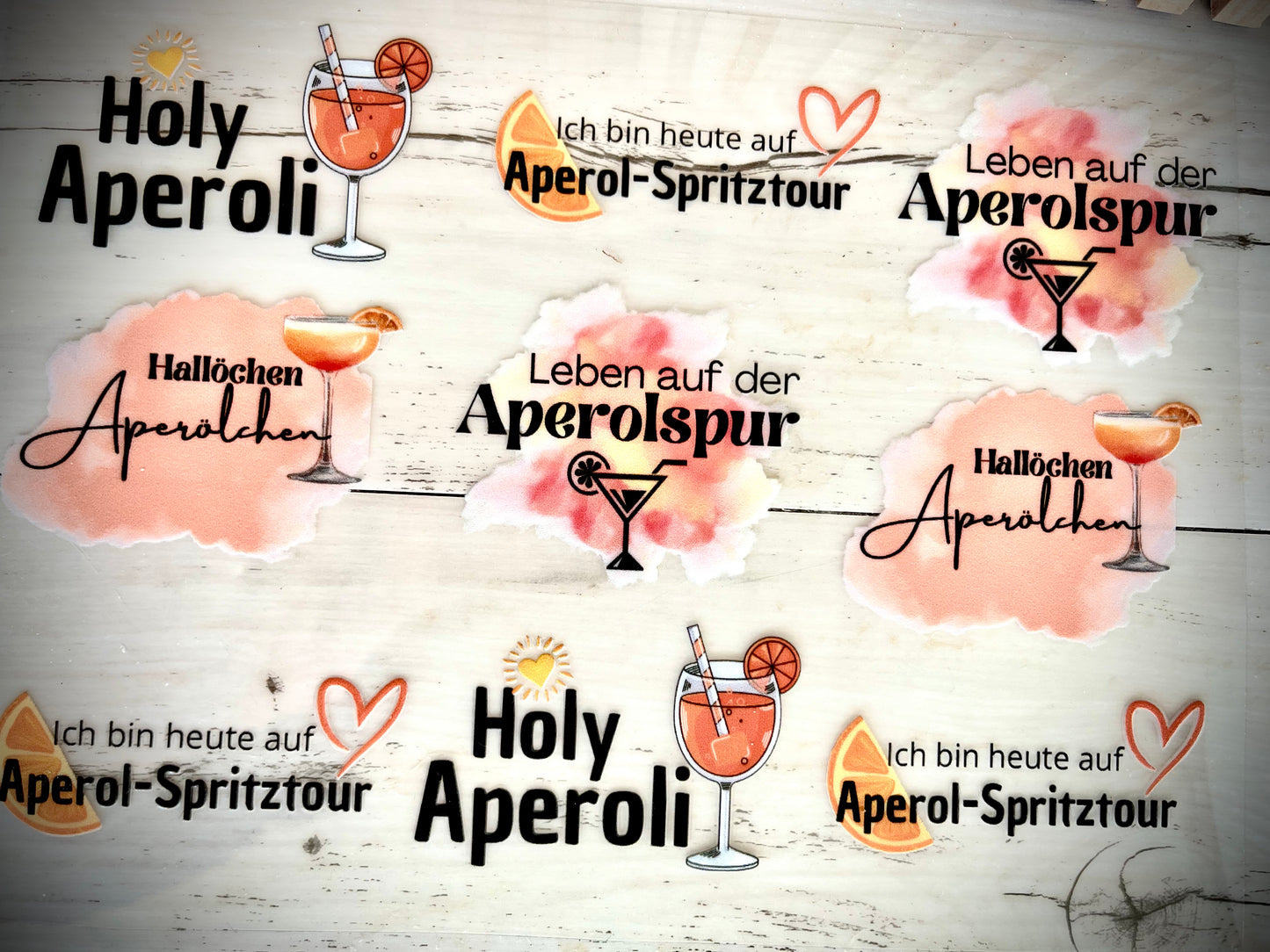 easy Rub-On-Sticker „Aperol“